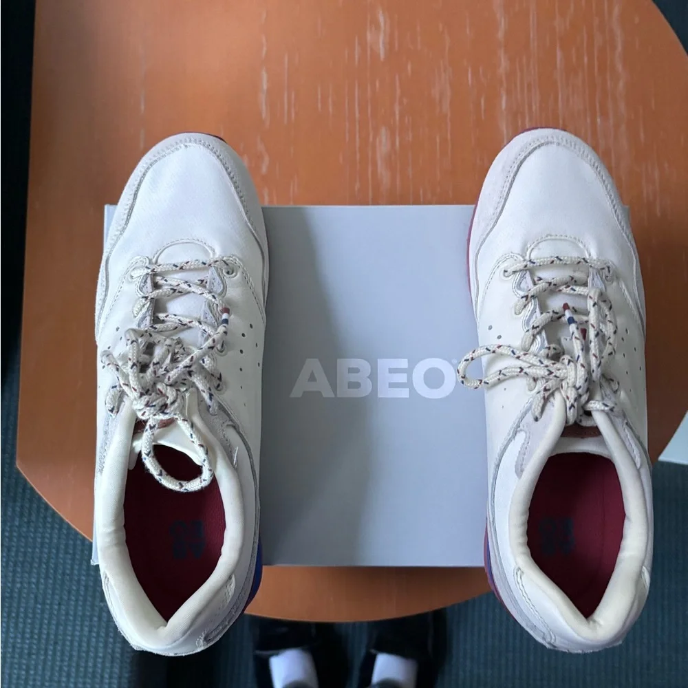 Abeo women’s leather jogger sneaker - Picture 2 of 8